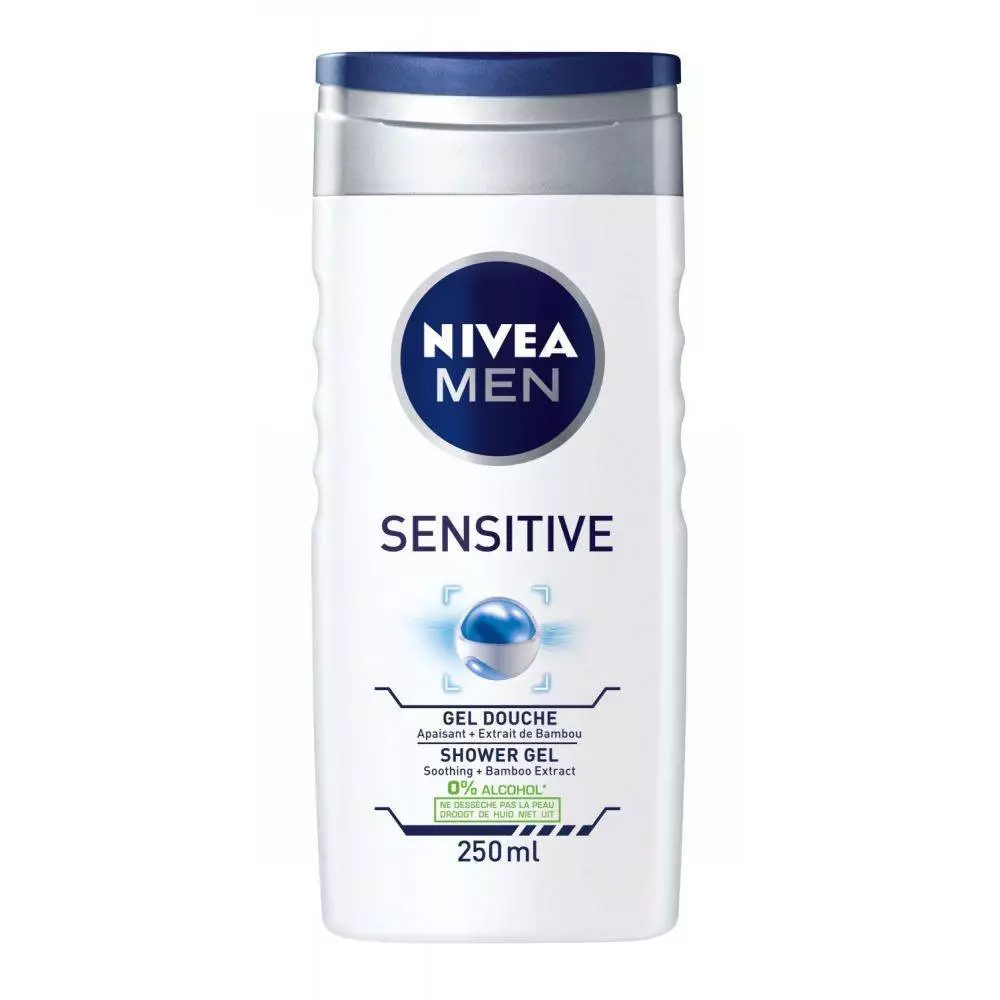 Nivea Men Shower Gel 250ml - Sensitive